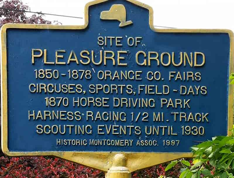 Pleasure Ground Park Sign